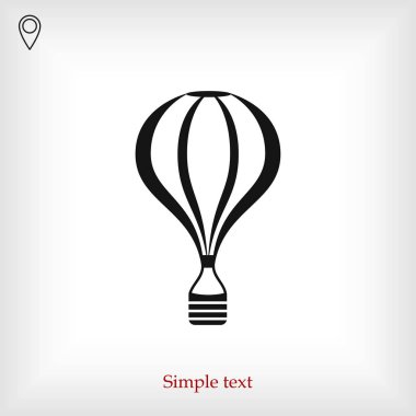 Hava balonu simgesini