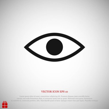 Göz basit simgesini 