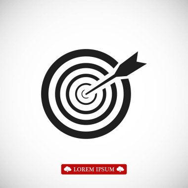 amacı en iyi düz simgesi