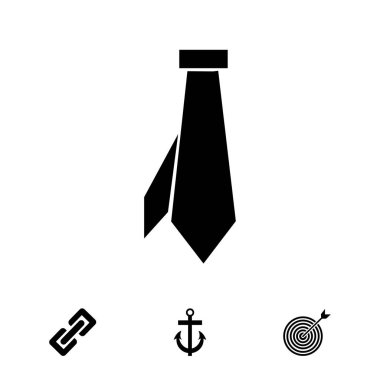 Siyah kravat simgesi 