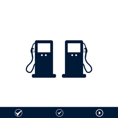 iki benzin istasyonları simgesi 