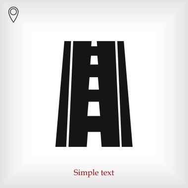 yol işareti simgesi