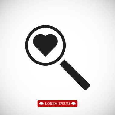 kalp arama simgesi