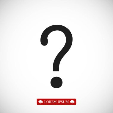 Soru işareti simgesi