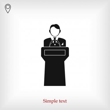  Hoparlör standlar podyum arkasında