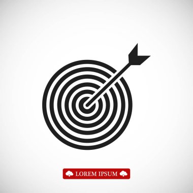 Hedef vektör simgesi