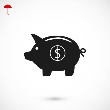 Domuz kumbarası - para biriktirme simgesi