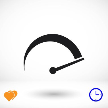 hız göstergesi en iyi düz simgesi