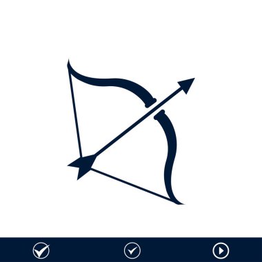 aşk tanrısı düz simgesi