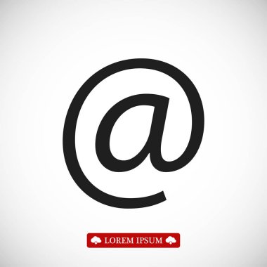 düz e-posta simgesi