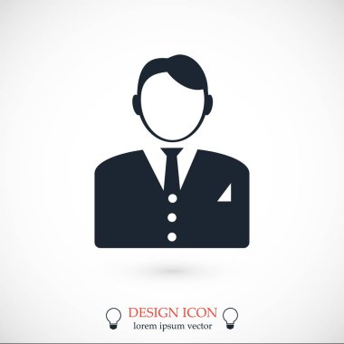 İşadamı işareti simgesi