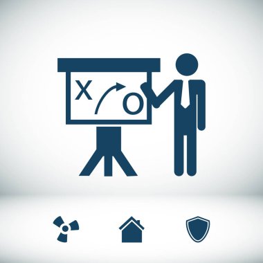 işadamı yapma sunu simgesini