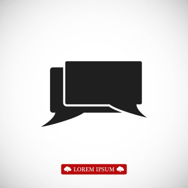 konuşma balonları simgesi