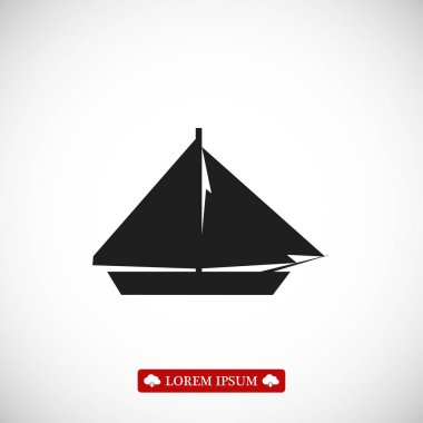 Yelken tekne simgesi 