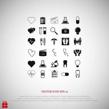 tıbbi simgeler ayarlandı