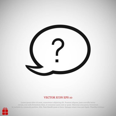 Sohbet, soru simgesi