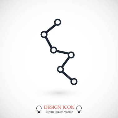 iş diyagram simgesi 