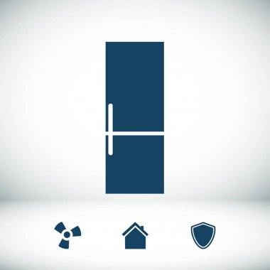 Buzdolabı basit simgesi