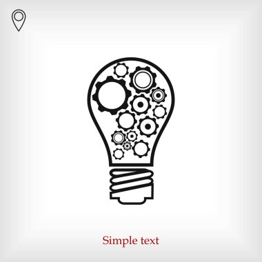 Ampul dişli simgesiyle