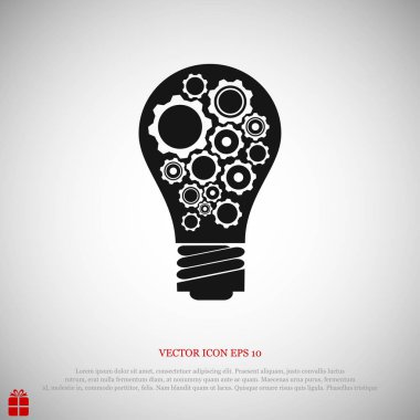 Ampul dişli simgesiyle