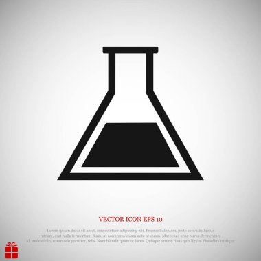 laboratuvar cam simgesi 