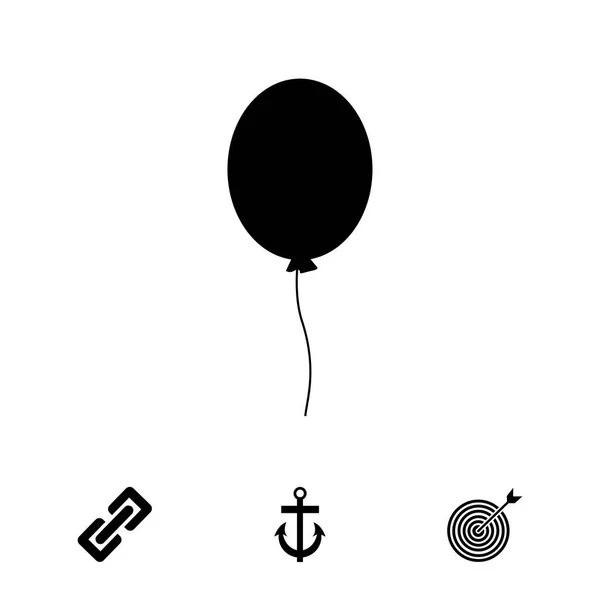 Ballon icône simple — Image vectorielle