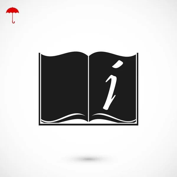 Signo del libro icono — Archivo Imágenes Vectoriales