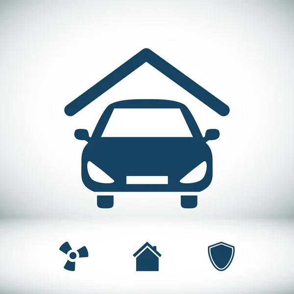 Autó biztosítási ikon — Stock Vector