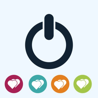 güç işareti simgesi 