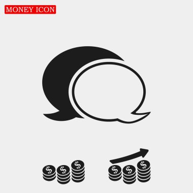 sohbet balonu simgesinin