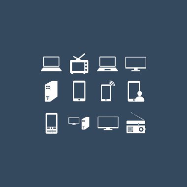 iletişim aygıt simgeleri