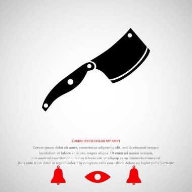 Bıçak işareti simgesi