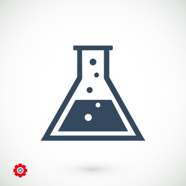 laboratuvar cam simgesi