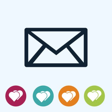  ileti işareti simgesi 