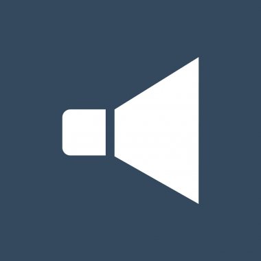 hoparlör işareti simgesi