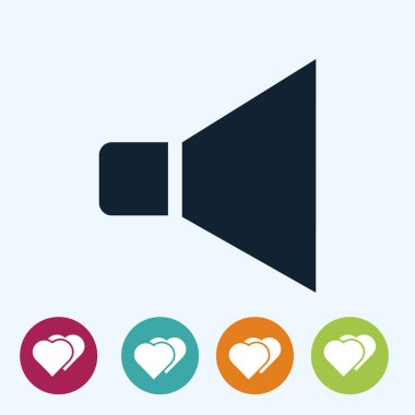 hoparlör işareti simgesi