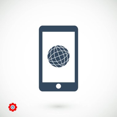 Telefon Düz Simgesi