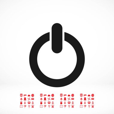 güç işareti simgesi 