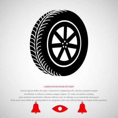 tekerlek işareti simgesi