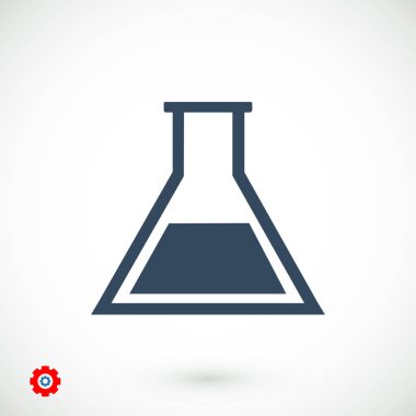 laboratuvar cam simgesi