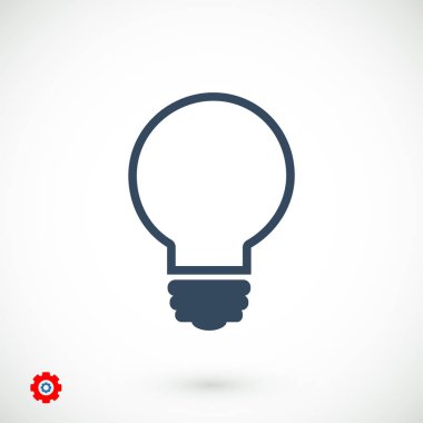 ampul vektör simgesi