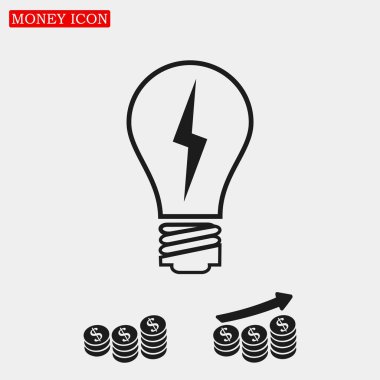 ampul vektör simgesi