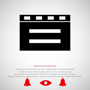 sinema clapper simgesi