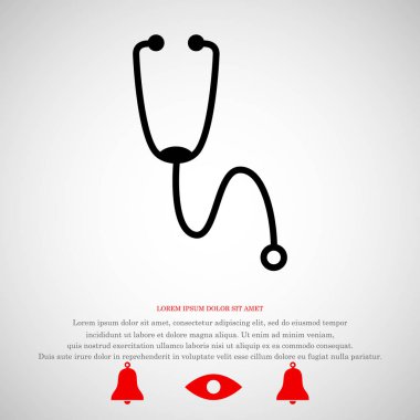 Stetoskop işareti simgesi