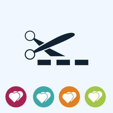 makas işareti simgesi