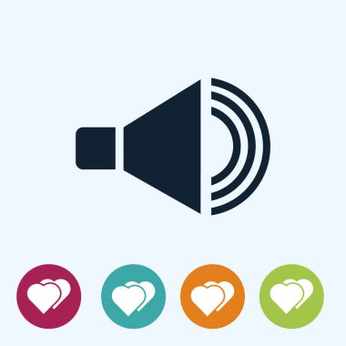 hoparlör işareti simgesi