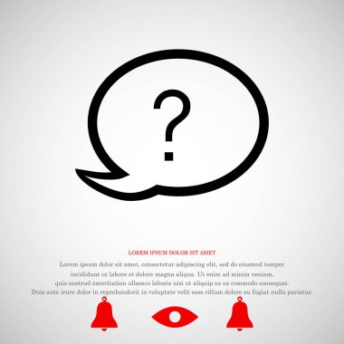 sohbet balonu simgesinin