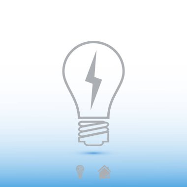 ampul vektör simgesi