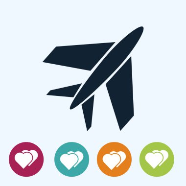 uçak işareti simgesi