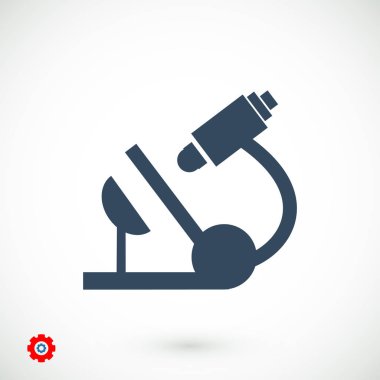 Mikroskop işareti simgesi